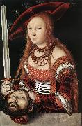 CRANACH, Lucas the Elder Judith with the Head of Holofernes dfg Norge oil painting reproduction